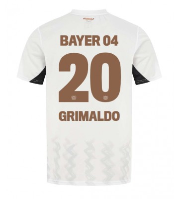 Bayer Leverkusen Alejandro Grimaldo #20 Replika Udebanetrøje 2024-25 Kortærmet